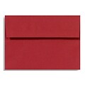 LUX® 70lbs. 3 5/8 x 5 1/8 Square Flap Envelopes W/Glue; Ruby Red, 250/BX