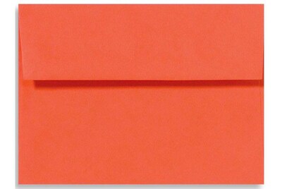 LUX A1 Invitation Envelopes (3 5/8 x 5 1/8) 50/Box, Tangerine (LUX-4865-112-50)