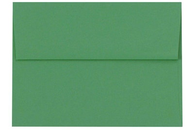 LUX A6 Invitation Envelopes (4 3/4 x 6 1/2) 50/Box, Holiday Green (FE4275-12-50)