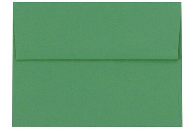 LUX A10 Invitation Envelopes (6 x 9 1/2) 1000/Box, Holiday Green (67229-1000)