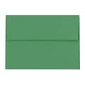 LUX 5 3/4 x 8 3/4 80lbs. A9 Invitation Envelopes W/Glue, Holiday Green, 50/Pack