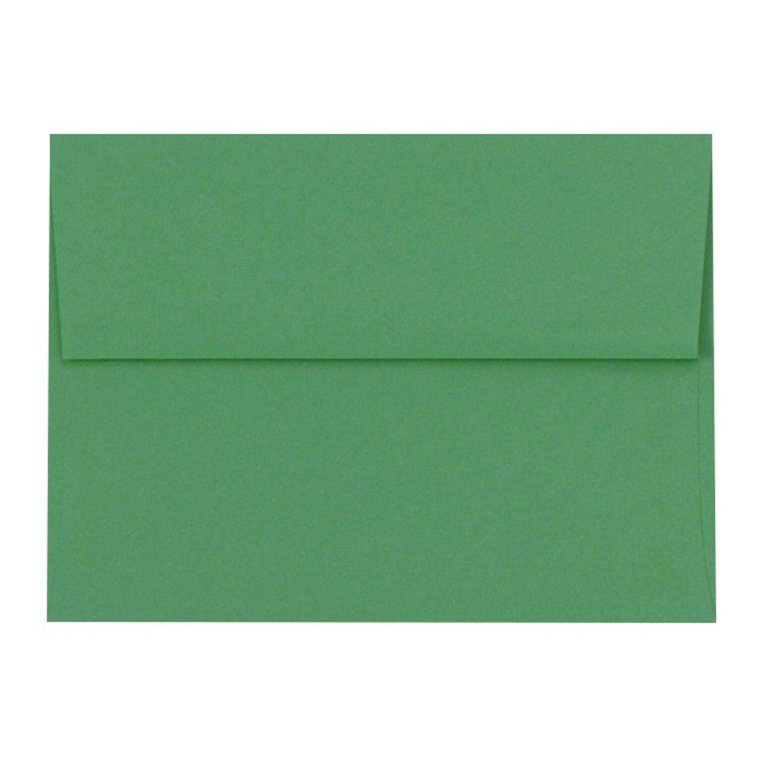 LUX 5 3/4 x 8 3/4 80lbs. A9 Invitation Envelopes W/Glue, Holiday Green, 50/Pack