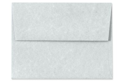 LUX® 60lb 4 3/8x5 3/4 Square Flap Parchment Envelopes W/Glue, Blue, 500/BX