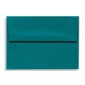 LUX® 70lbs. 4 3/8 x 5 3/4 Exclusive Square Flap Envelopes W/Glue; Teal Blue, 250/BX