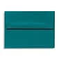 LUX Square Flap Moistenable Glue A2 Booklet Envelope, 4 3/8" x 5 3/4", Teal, 250/Box (EX4870-25-250)