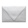 LUX A4 Contour Flap Envelopes (4 1/4 x 6 1/4) 500/Box, Silver Metallic (1872-06-500)