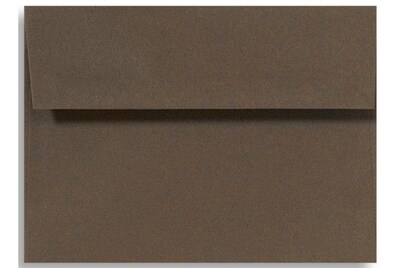 LUX Self Seal Invitation Envelope, 4 1/4 x 6 1/4, Chocolate Brown, 50/Pack (LUX-4872-17-50)