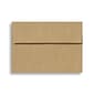 LUX® 70lb 4 1/4"x6 1/4" Square Flap Envelopes W/Peel&Press; Grocery Bag Brown, 500/BX