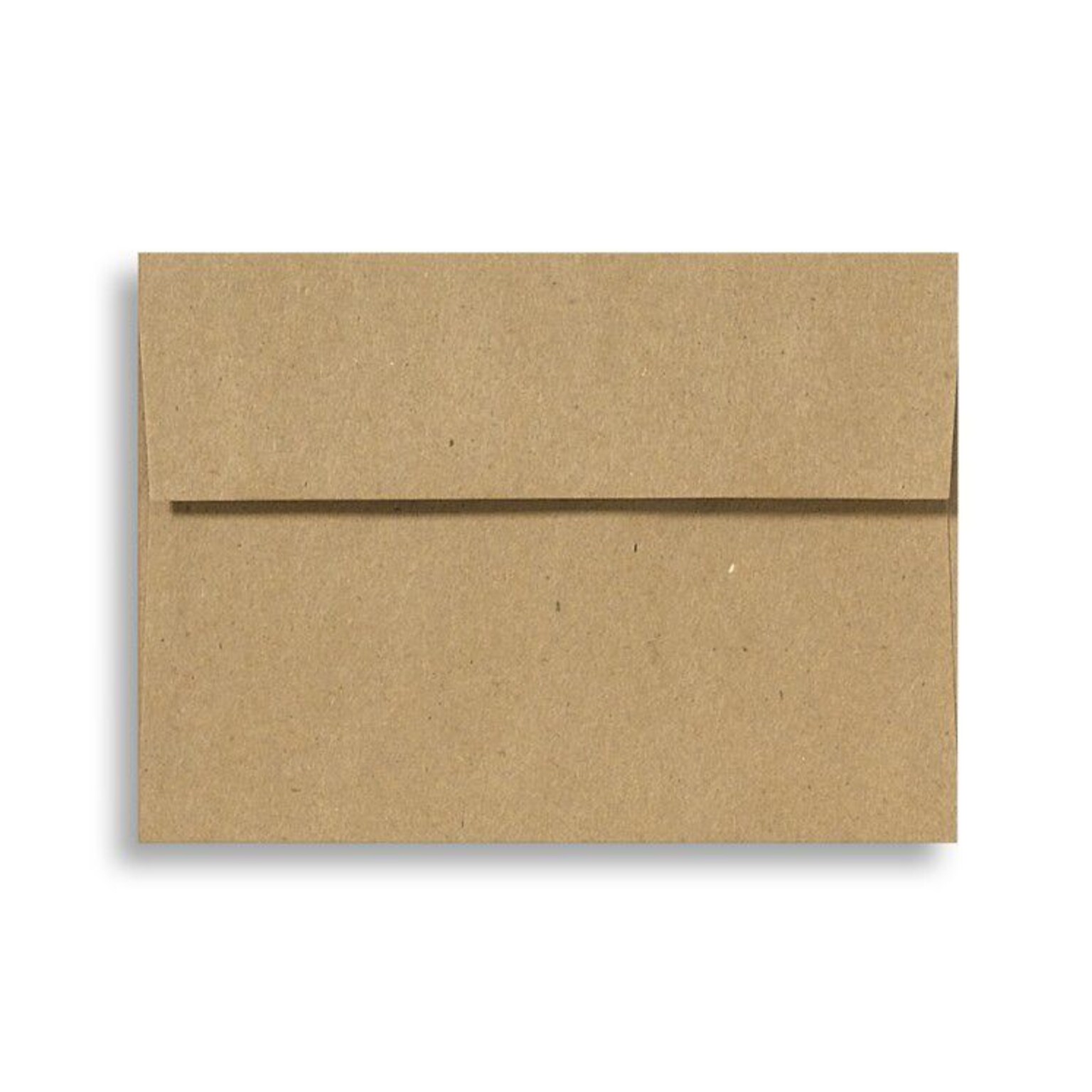 LUX® 70lb 4 1/4x6 1/4 Square Flap Envelopes W/Peel&Press; Grocery Bag Brown, 500/BX