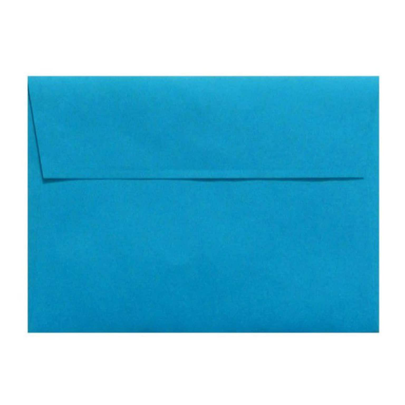 LUX A4 Invitation Envelopes (4 1/4 x 6 1/4) 50/Box, Pool (LUX-4872-102-50)