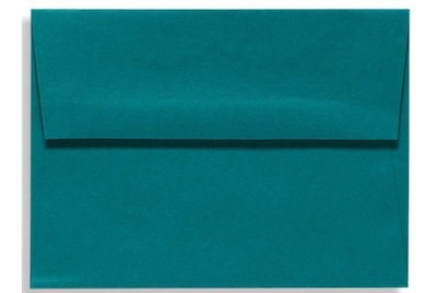 LUX A4 Invitation Envelopes (4 1/4 x 6 1/4) 50/Box, Teal (LUX-4872-25-50)