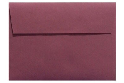 LUX® 4 1/4 x 6 1/4 Smooth Square Flap Envelopes W/Peel & Press, Vintage Plum Purple, 1000/BX
