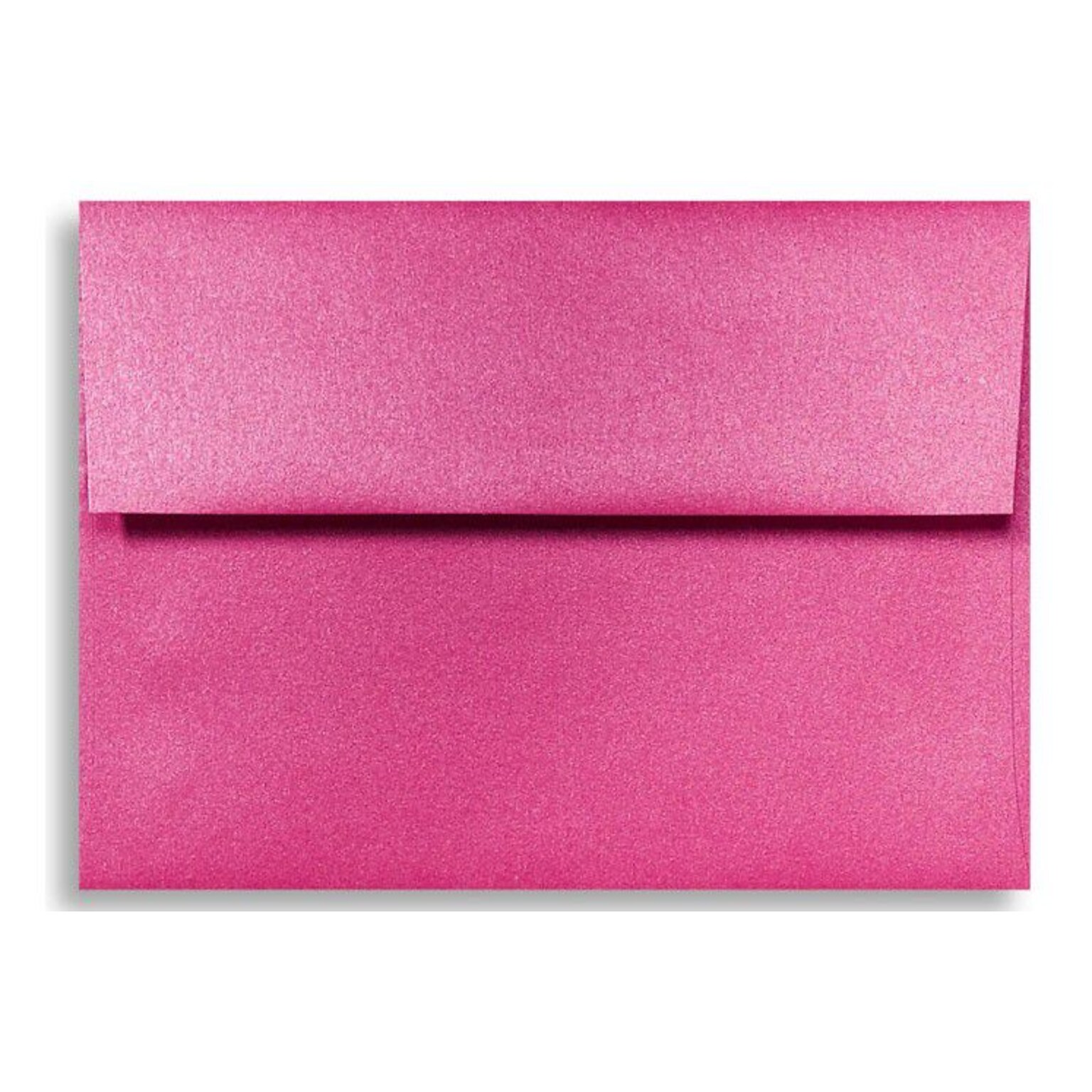 LUX A6 Invitation Envelopes (4 3/4 x 6 1/2) 50/Box, Azalea Metallic (5375-24-50)