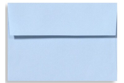 LUX A6 Invitation Envelopes (4 3/4 x 6 1/2) 50/Box, Baby Blue (EX4875-13-50)