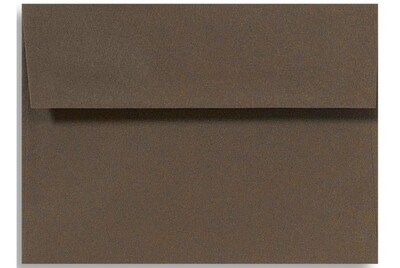 LUX A6 Invitation Envelopes (4 3/4 x 6 1/2) 1000/Box, Chocolate (EX4875-17-1000)
