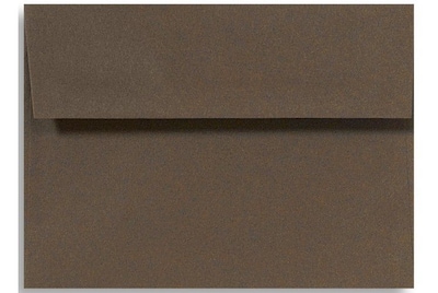 LUX A6 Invitation Envelopes (4 3/4 x 6 1/2) 250/Box, Chocolate (EX4875-17-250)
