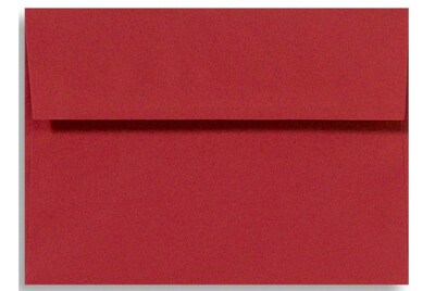 LUX A6 Invitation Envelopes (4 3/4 x 6 1/2) 500/Box, Holiday Red (FE4275-15-500)