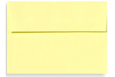 LUX A6 Invitation Envelopes (4 3/4 x 6 1/2) 250/Box, Lemonade (EX4875-15-250)