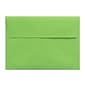 Lux® 4 3/4" x 6 1/2" 80lbs. Square Flap Envelopes W/Peel & Press; Limelight Green, 50/Pk