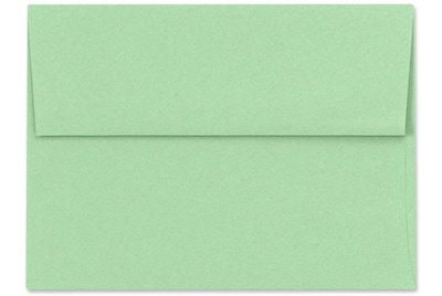 LUX A6 Invitation Envelopes (4 3/4 x 6 1/2) 50/Box, Pastel Green (SH4275-04-50)