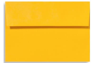 LUX A6 Invitation Envelopes (4 3/4 x 6 1/2) 250/Box, Sunflower (EX4875-12-250)
