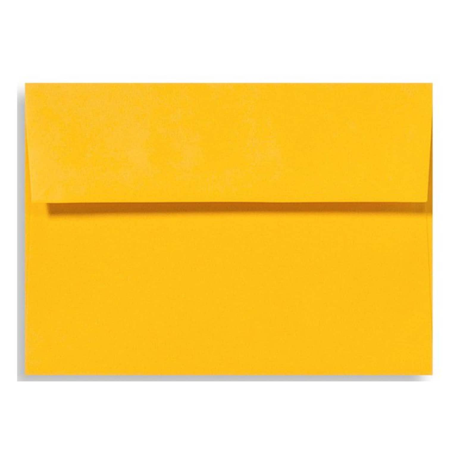 LUX A6 Invitation Envelopes (4 3/4 x 6 1/2) 250/Box, Sunflower (EX4875-12-250)