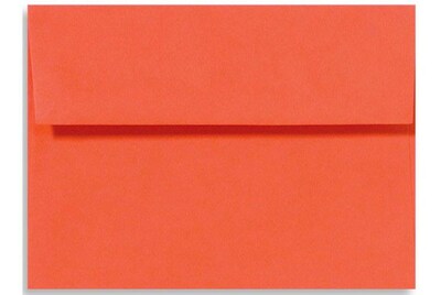 LUX A6 Invitation Envelopes (4 3/4 x 6 1/2) 50/Box, Tangerine (LUX-4875-112-50)