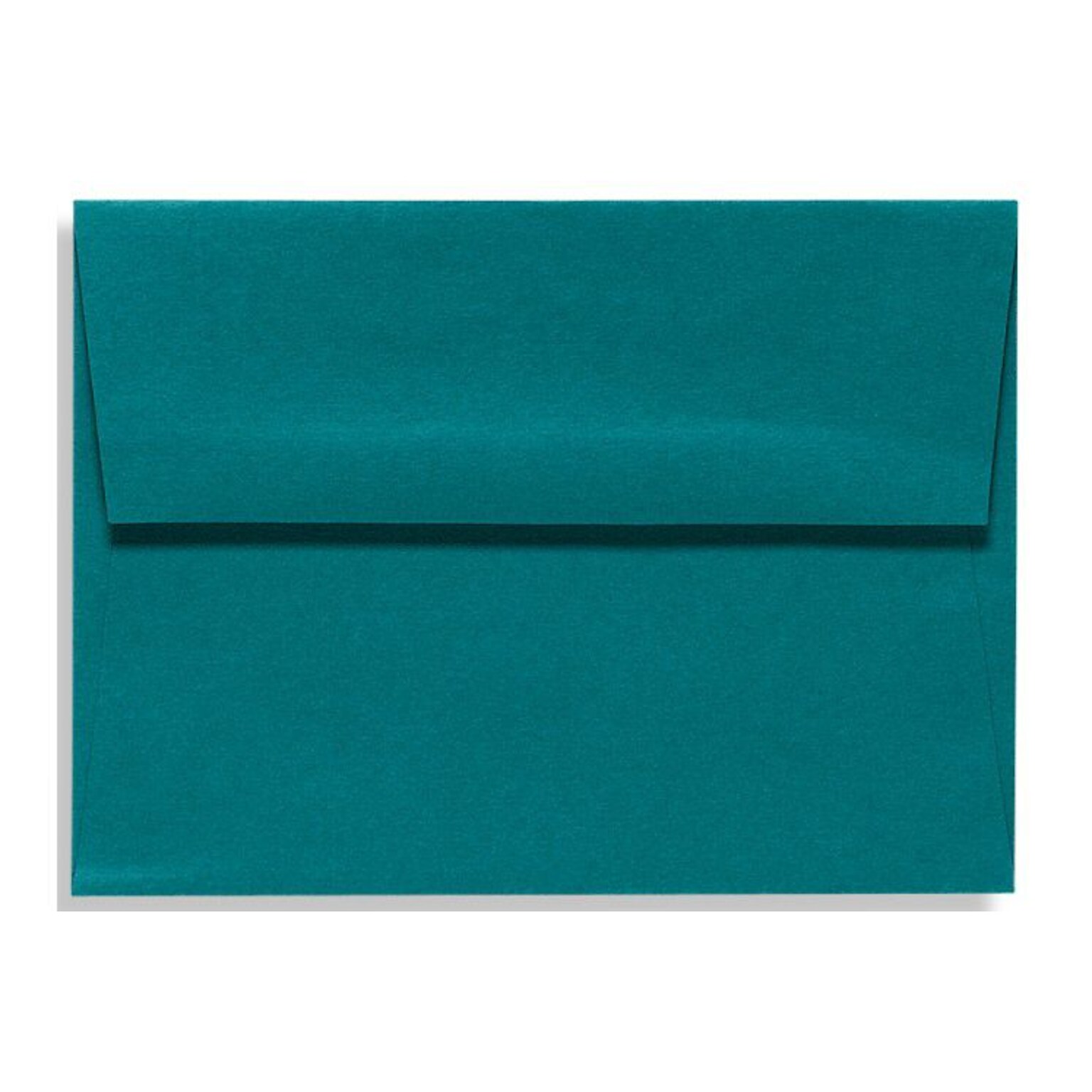 Lux® 4 3/4 x 6 1/2 70lbs. Square Flap Envelopes W/Glue; Teal Blue, 50/Pk