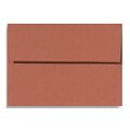 LUX® 70lbs. 4 3/4 x 6 1/2 A6 Invitation Envelopes W/Glue, Terracotta Brown, 250/BX