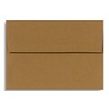 LUX® 70lbs. 4 3/4 x 6 1/2 A6 Invitation Envelopes W/Peel & Press, tobacco brown, 250/BX