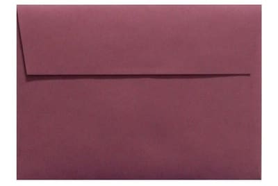 LUX A6 Invitation Envelopes (4 3/4 x 6 1/2) 50/Box, Vintage Plum (LUX-4875-104-50)