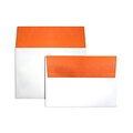 LUX A7 Colorflaps Envelopes (5 1/4 x 7 1/4) 1000/Box, Mandarin Flap (CF4880-11-1000)
