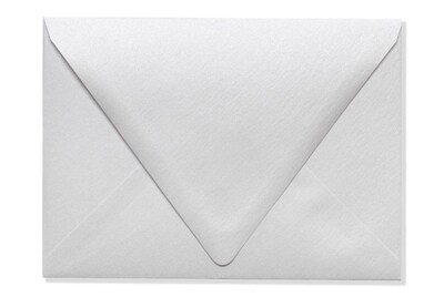 LUX A7 Contour Flap Envelopes (5 1/4 x 7 1/4) 1000/Box, Crystal Metallic (1880-30-1000)