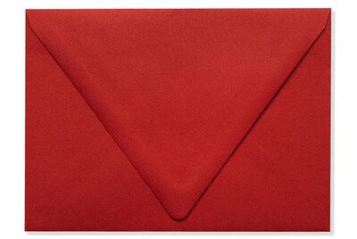 LUX A7 Contour Flap Envelopes (5 1/4 x 7 1/4) 250/Box, Ruby Red (EX-1880-18-250)