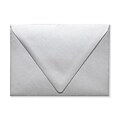 LUX A7 Contour Flap Envelopes (5 1/4 x 7 1/4) 50/Box, Silver Metallic (1880-06-50)