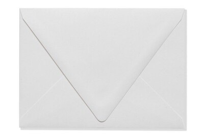 LUX A7 Contour Flap Envelopes (5 1/4 x 7 1/4) 50/Box, White - 100% Recycled (1880-WPC-50)