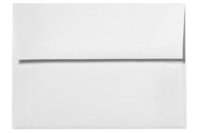 LUX® 80lb 4 3/4x6 1/2 Square Flap Envelopes W/Peel&Press; Bright White, 250/BX