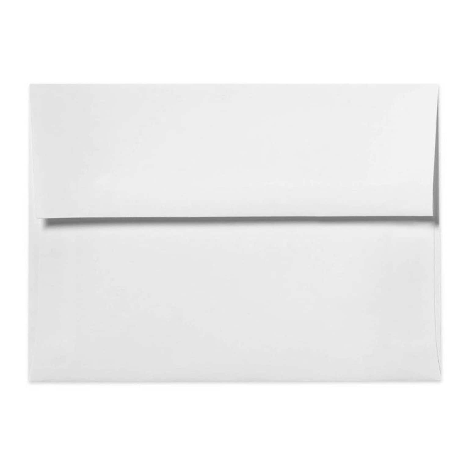 LUX® 80lb 5 1/4x7 1/4 Square Flap Envelopes W/Peel&Press; Bright White, 500/BX