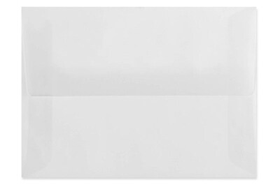 Lux® 5 1/4 x 7 1/4 30lbs. Square Flap Envelopes W/Glue; Birch Translucent