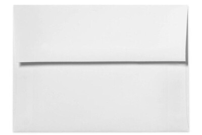 LUX A7 Invitation Envelopes (5 1/4 x 7 1/4) 500/Box, Bright White - 100% Cotton (4880-SW-500)