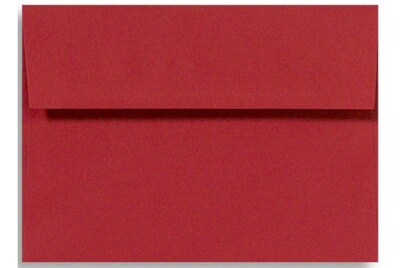 LUX A7 Invitation Envelopes (5 1/4 x 7 1/4) 250/Box, Holiday Red (FE4280-15-250)