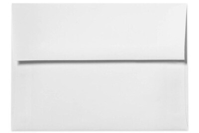 LUX A7 Invitation Envelopes (5 1/4 x 7 1/4) 1000/Box, White - 100% Recycled (4880-WPC-1000)