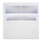 Lux® 5 1/4 x 7 1/4 60lbs. Lined Envelopes W/Peel & Press; White/Silver LUX Lining
