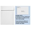 LUX® 80lb 7 1/4x5 1/4 A7 Vertical Envelopes W/Peel&Press, White, 250/BX