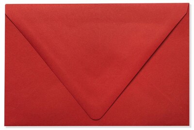 LUX® 70lbs. 5 3/4 x 8 3/4 A9 Invitation Envelopes W/Glue, Ruby Red, 1000/BX