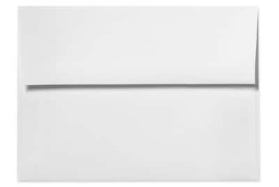LUX Moistenable Glue A9 Invitation Envelope, 5 3/4 x 8 3/4, Bright White, 50/Pack (90417-50)
