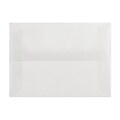 LUX® 30lbs. 5 3/4 x 8 3/4 A9 Invitation Envelopes W/Glue, Clear Translucent, 250/BX