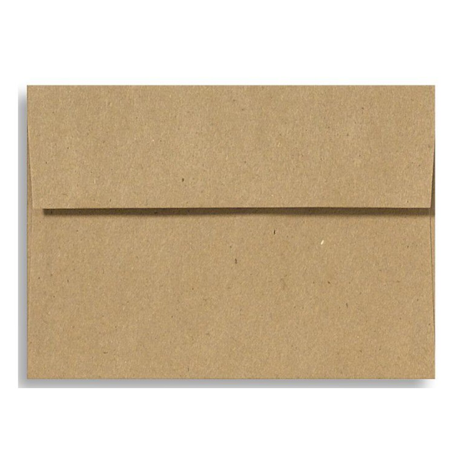 LUX® 70lb 5 3/4x8 3/4 Square Flap Envelopes W/Peel&Press; Grocery Bag Brown, 500/BX