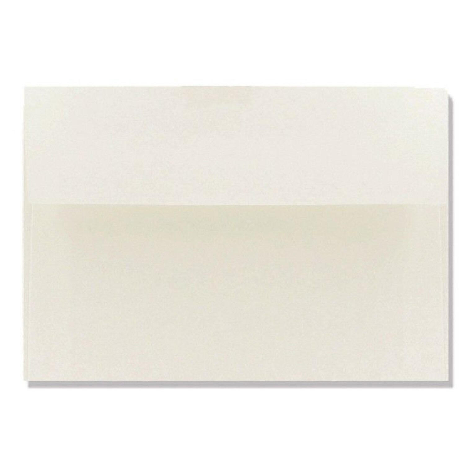 LUX 5 3/4 x 8 3/4 80lbs. A9 Invitation Envelopes W/Peel & Press, Natural White, 50/Pack