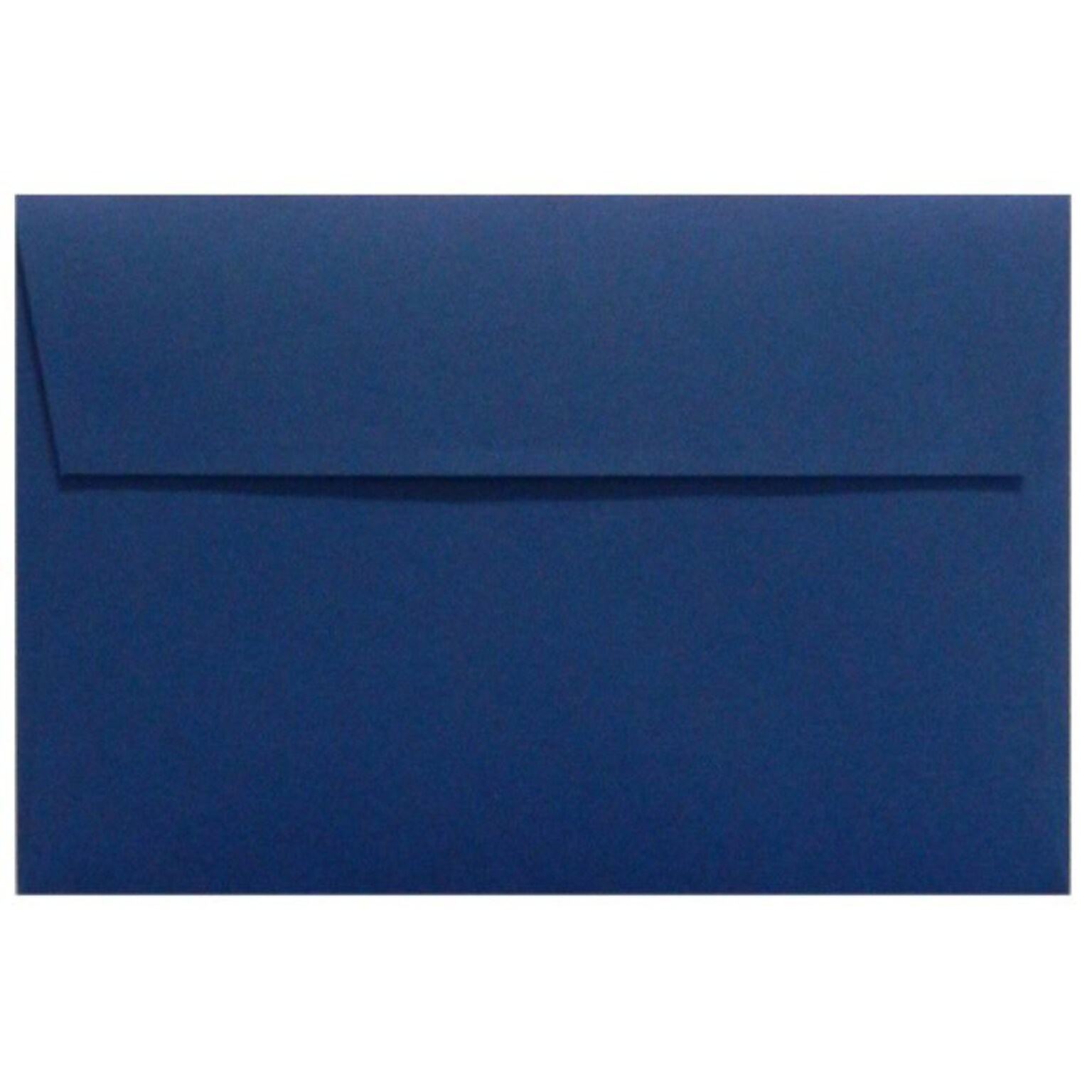 Lux® 5 3/4 x 8 3/4 80lbs. Square Flap Envelopes W/Peel & Press; Navy Blue, 50/Pk
